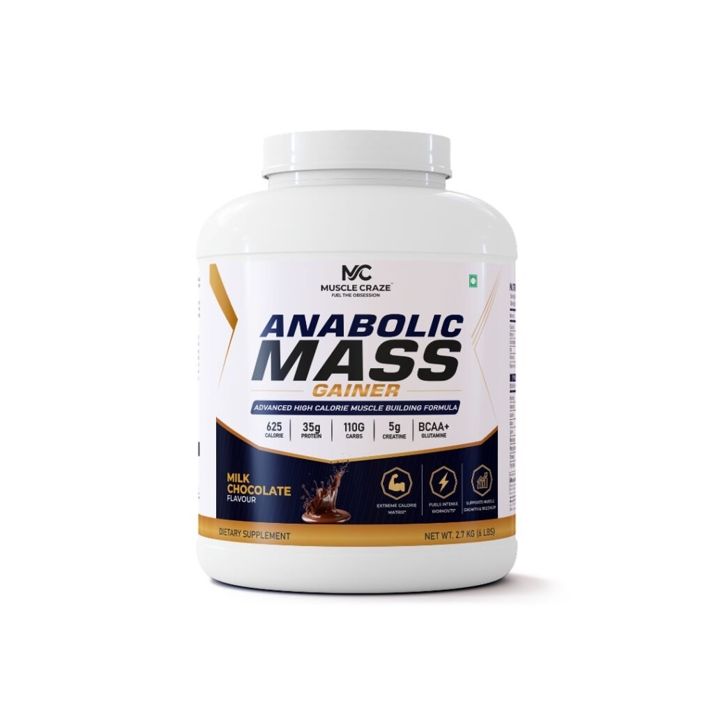 Muscle Craze Anabolic Mass Gainer Milk Chocolate 2.7kg (6 lbs)